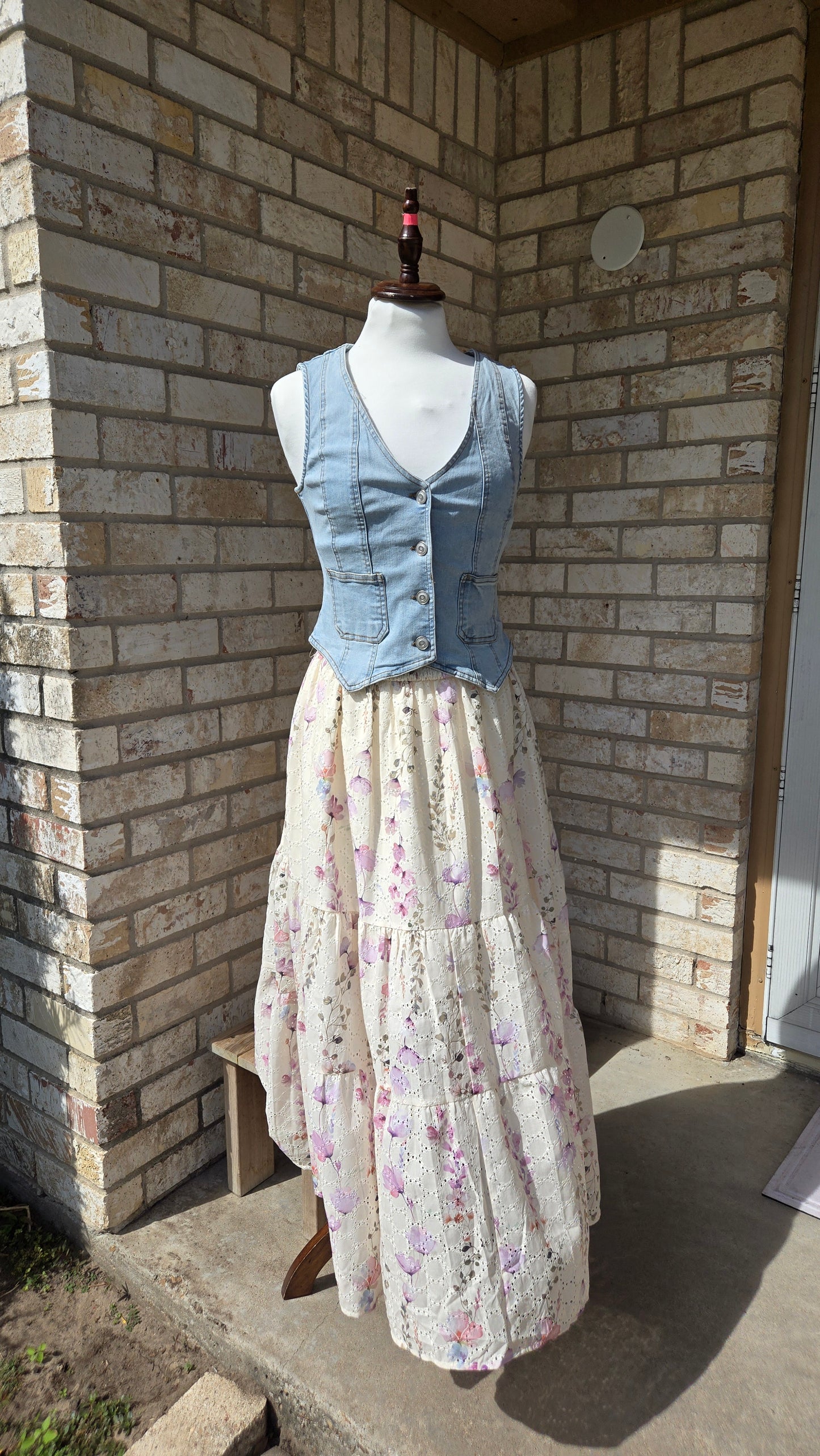 Linda Denim Top