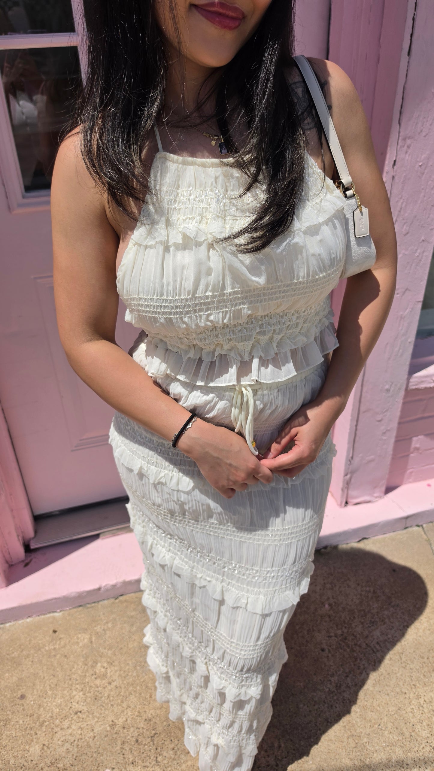 Butterfly Skies Midi Skirt