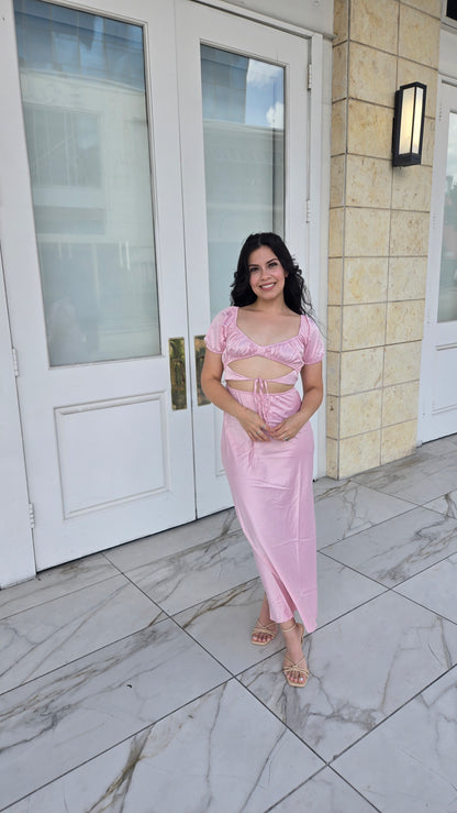 Blushing Babe Maxi Dress