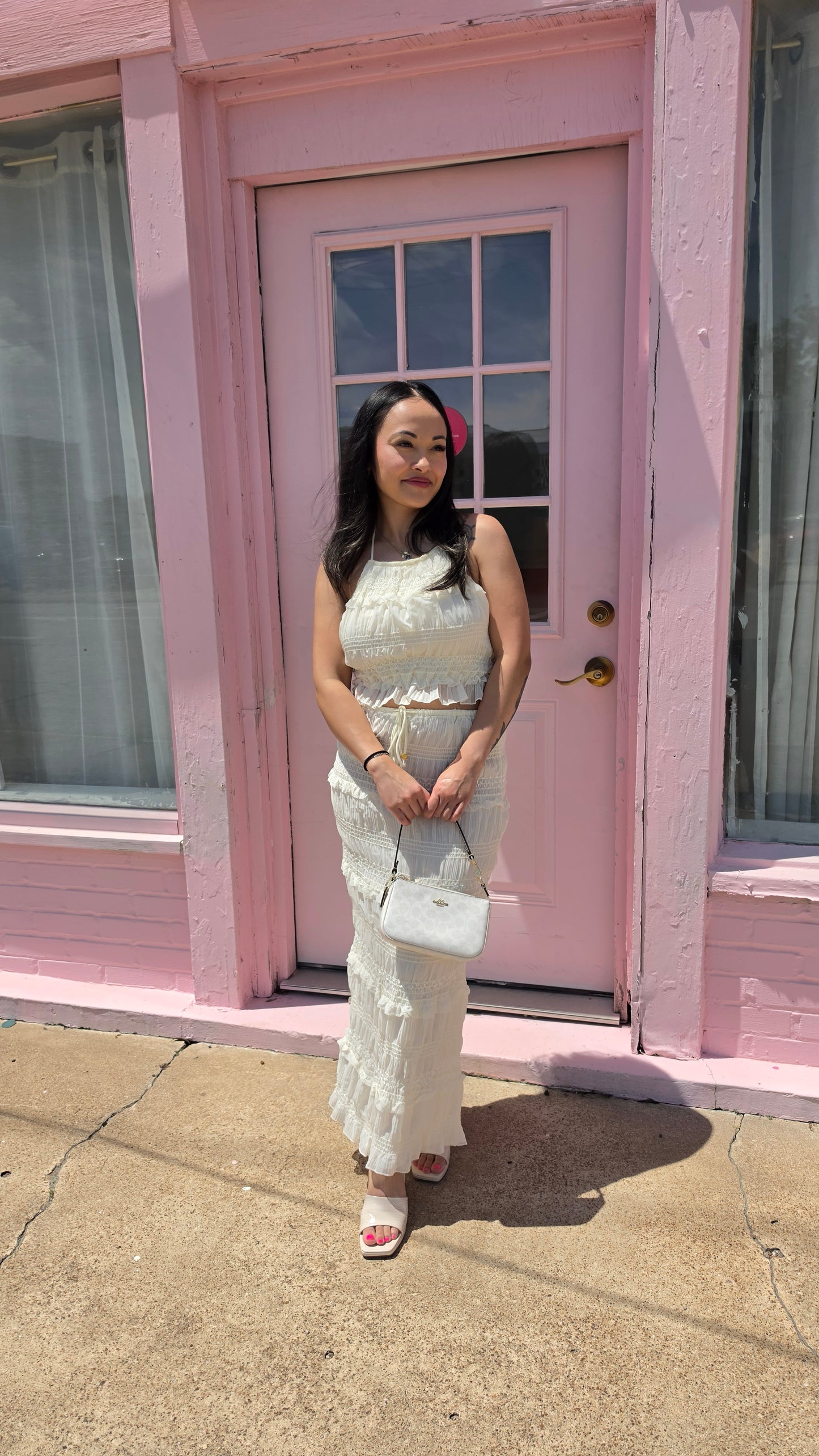 Butterfly Skies Midi Skirt