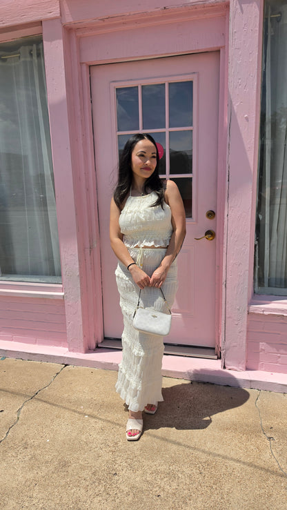Butterfly Skies Midi Skirt